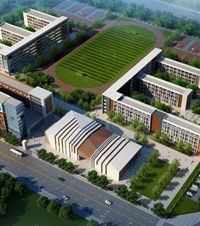 新城区潇湘路学校幕墙工程